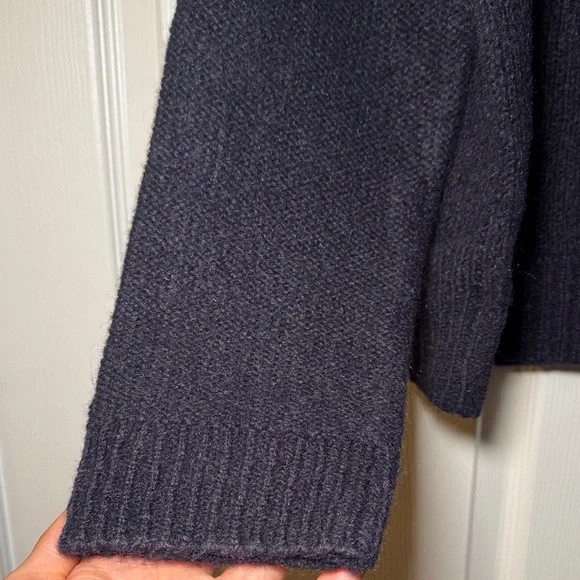 Topshop Dark Navy Women's Turtleneck Sweater - Picture 8 of 10